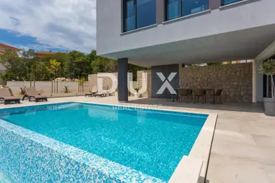 INSEL KRK, Umgebung der Stadt Krk - Luxuriöse Villa mit Infinity-Pool und Meerblick - 5