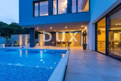 INSEL KRK, Umgebung der Stadt Krk - Luxuriöse Villa mit Infinity-Pool und Meerblick - 6
