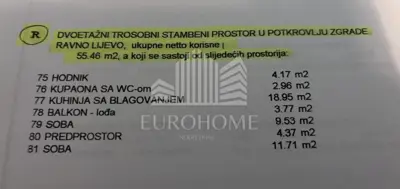 Wohnung 55 m², Trešnjevka - Sjever, Terrasse und Parkplatz unter der Schranke - 11
