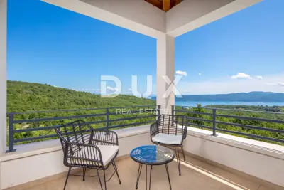 Villa 480 m², Mošćenička Draga - Panoramablick auf das Meer - 13