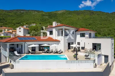 Villa 480 m², Mošćenička Draga - Panoramablick auf das Meer - 3
