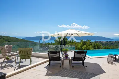 Villa 480 m², Mošćenička Draga - Panoramablick auf das Meer - 7