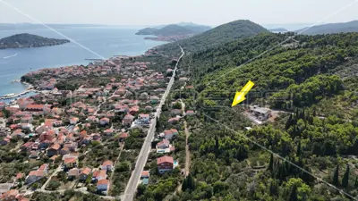 Građevinsko zemljište 536 m², Preko - panoramski pogled na more - 2
