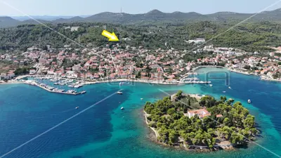 Građevinsko zemljište 536 m², Preko - panoramski pogled na more - 4