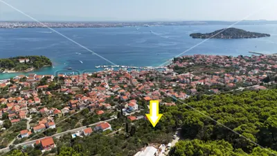 Građevinsko zemljište 536 m², Preko - panoramski pogled na more - 3