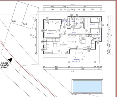 Kuća 108 m², Svetvinčenat - prizemnica s bazenom - 5