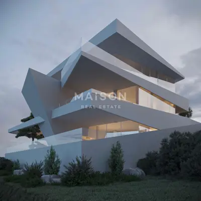 Designer-Villa bei Labin, Pool und Panoramablick - 1