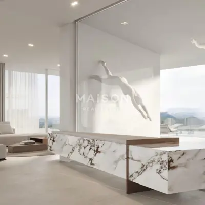 Designer-Villa bei Labin, Pool und Panoramablick - 11