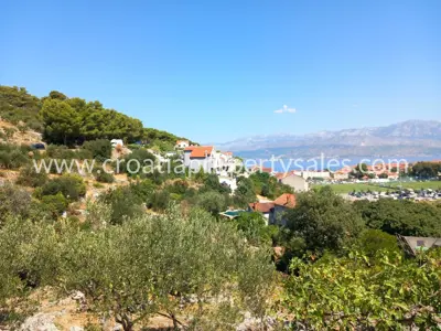 Building land 486 m², Otok Brač - sea view - 2