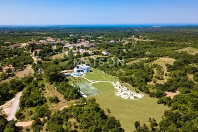 Villa 1 ha, Svetvinčenat - Pool 58 m² und Tennisplatz - 2