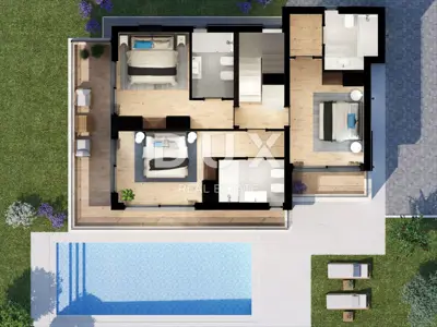 Villa 233 m², Poreč - luxuriöse Villa mit Wellnessbereich und Sauna - 14