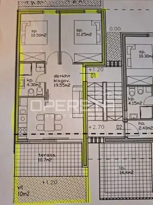 Wohnung 67 m², Umag - 300 m vom Meer und Strand - 11