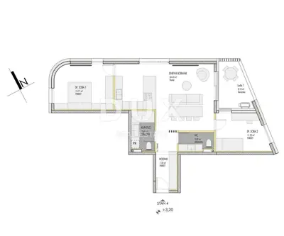 Wohnung 84 m², Umag - Neubau, Loggia und Aufzug - 9