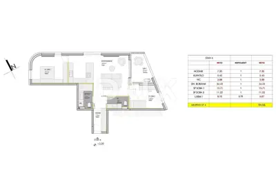 Wohnung 84 m², Umag - Neubau, Loggia und Aufzug - 10