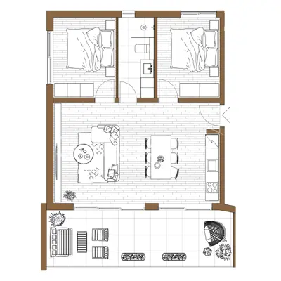 Stan 66 m², Rogoznica - Stupin Čeline, pogled na more - 12