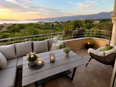 Apartment 105 m², Marinići - open view and 2 covered parking spaces