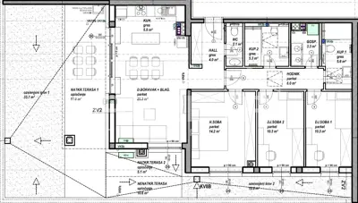 Apartment 92 m², Čakovec - Globetka, terrace and garden - 6
