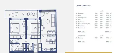 Apartment 94 m², Crveni Vrh, Umag - luxuriöse Siedlung - 21