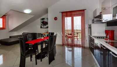 Apartment 93 m², Vrbnik auf der Insel Krk, Meerblick