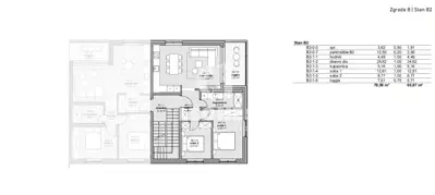 Wohnung 79,58 m² in Umag, Neubau und Loggia - 14