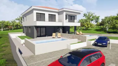 Semi-detached house 128 m², Malinska, pool and garden - 4