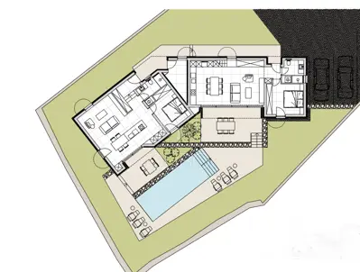 Rovinj area - modern house under construction with pool - 8