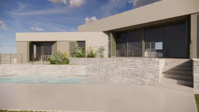 Umgebung von Rovinj - modernes Haus im Bau mit Pool