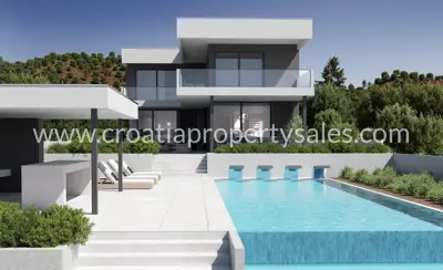 Villa 386 m², Kaštela - panoramic view of Kaštela Bay - 3