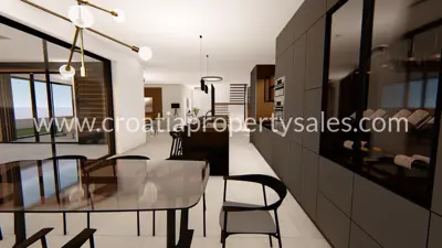 Villa 386 m², Kaštela - panoramic view of Kaštela Bay - 10