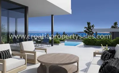 Villa 386 m², Kaštela - panoramic view of Kaštela Bay - 2