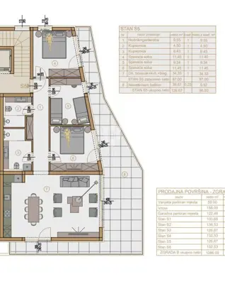 Wohnung zum Kauf in Pješčana Uvala, 97 m² - 2