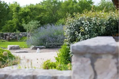 Stone villa 160 m², Dobrinj - pool and garden area - 5