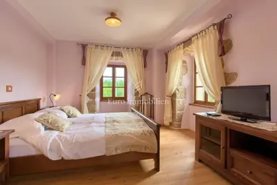 Stone villa 160 m², Dobrinj - pool and garden area - 21