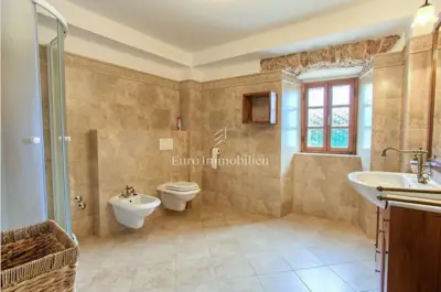 Stone villa 160 m², Dobrinj - pool and garden area - 16