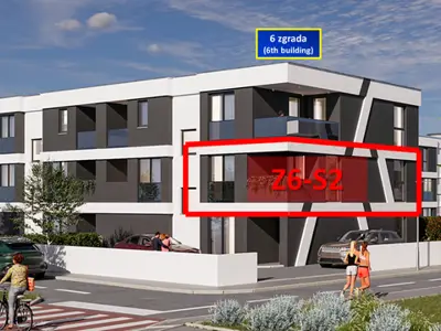 Apartment 57 m², Veli vrh, Pula - new build with loggia - 2