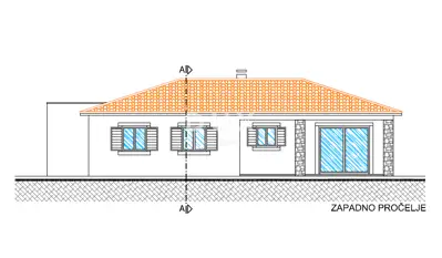 Land, Labin - final permit and construction started - 10