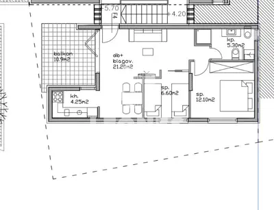 Wohnung, Lovrečica, Meerblick und Terrasse - 19
