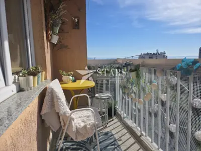 Stan 56 m², Podmurvice - pogled na more i balkon - 15