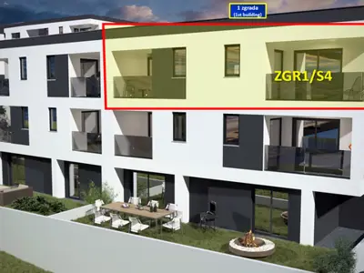 Apartment 103 m², Šijana, new build with loggia and 2 parking spaces