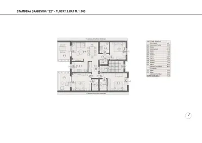 Penthouse D-Z2, 3 rooms, 2nd floor, Pula, Istra - 11