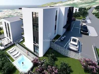 Makarska - building land with a project for 16 apartments - 4
