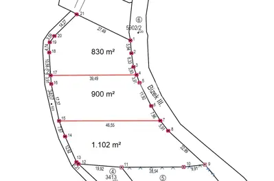 Building plot, Bizek - 1,102 m², clear ownership - 5