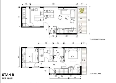 Stan 109 m², Rovinj - novi dvoetažni 4-sobni stan - 5