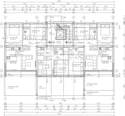 Apartment 77.72 m², Zaton near Nin - 30 m from the sea, garden and 2 parking spaces - 21