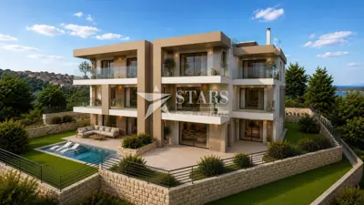 Apartment 94 m², Omišalj na Krku - 3 rooms + living room, 2 terraces - 5