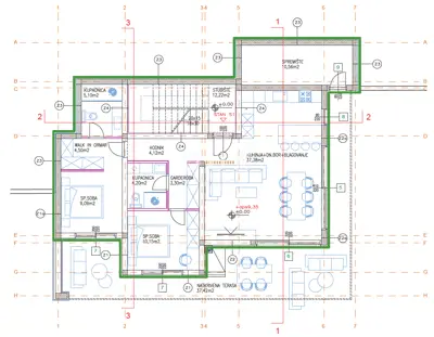 Stan 119 m², Tisno - 2. red uz more, pogled na more - 24