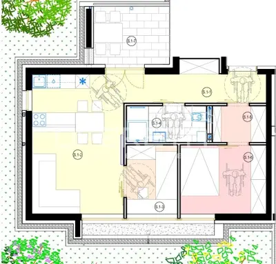 Wohnung 62 m², Krapinske Toplice - Zentrum, Neubau - 14
