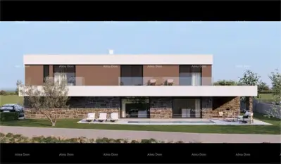 Kanfanar, modern house in shell construction phase - 3