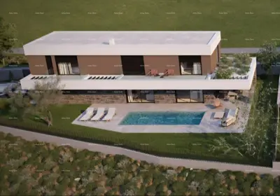Kanfanar, modern house in shell construction phase - 2