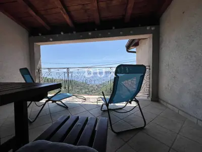 Kamena kuća 100 m², Mošćenička Draga - panoramski pogled na more - 3